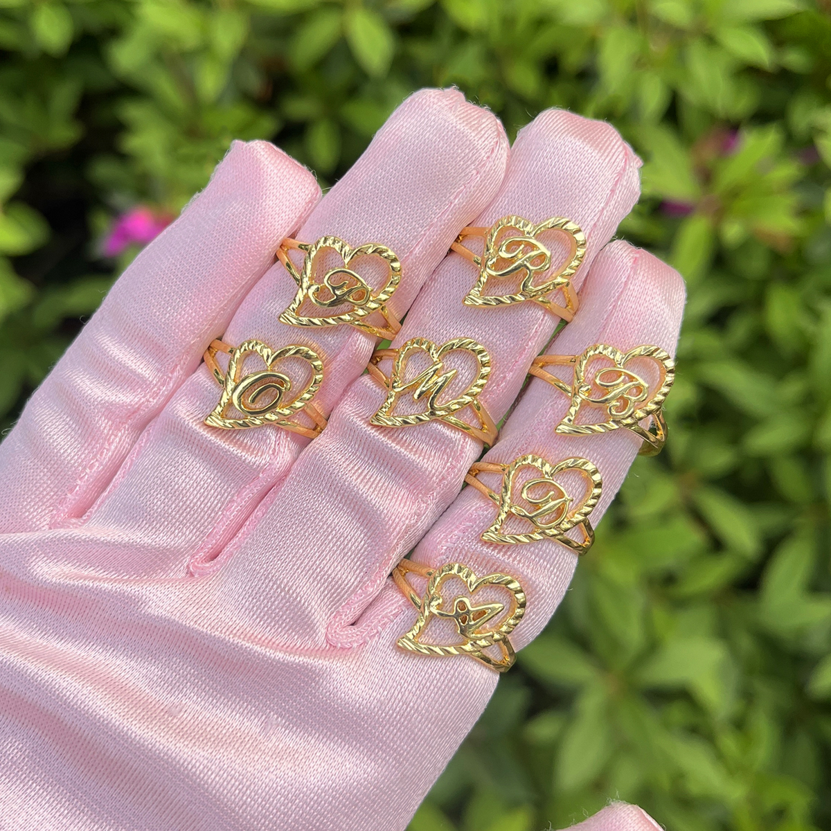 Wholesale Custom 26 Initials H - Vintage Fashion Rings For Women recension och pris
