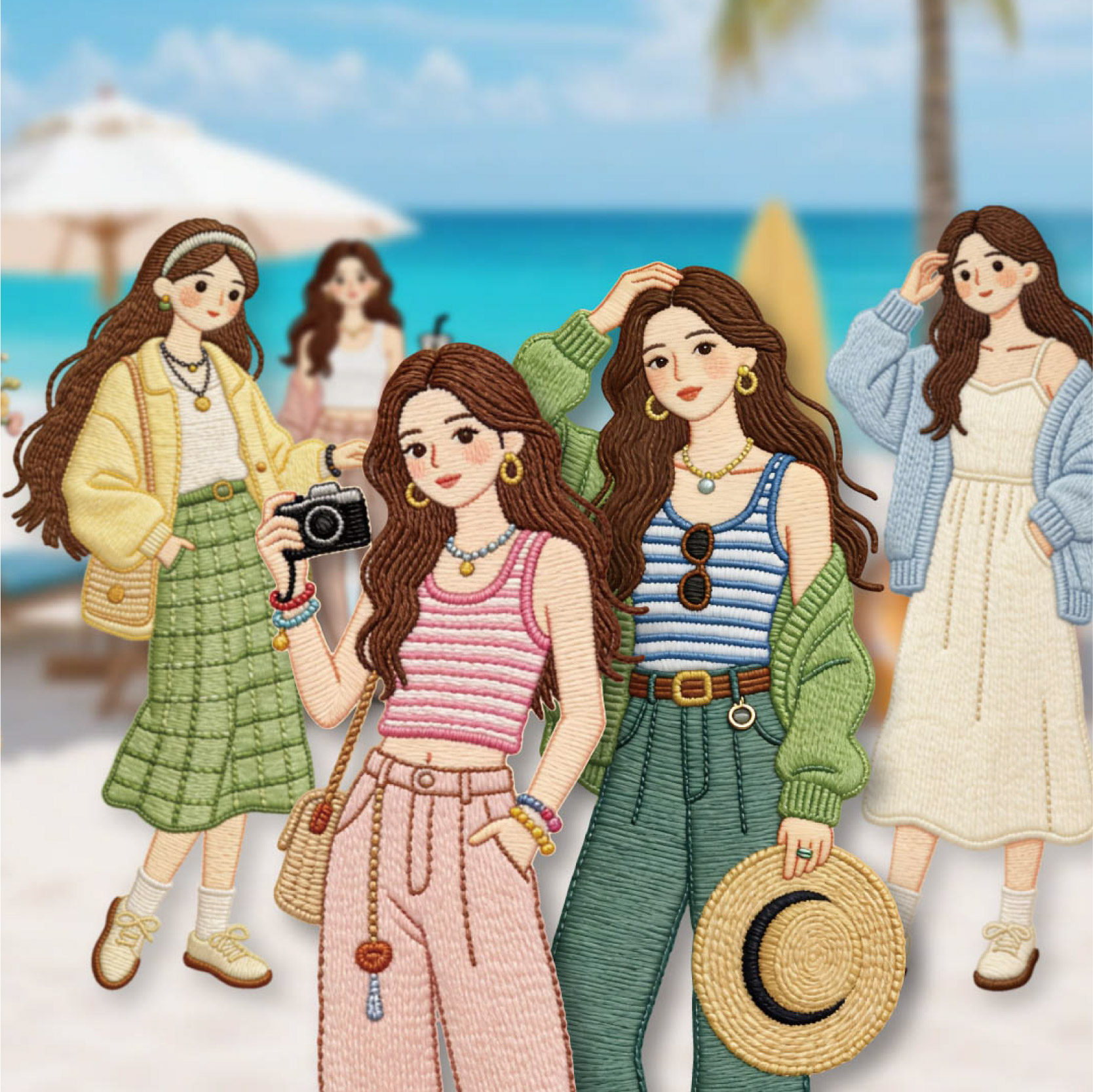 16pcs  Retro Fashion Character - Vintage Fashion Journal recension och pris