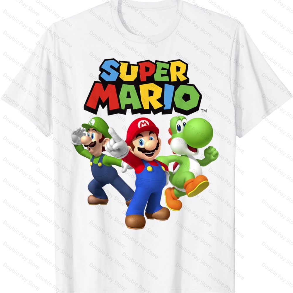 Super Mario T shirt Luigi Yosh - Vintage Fashion Japan recension och pris
