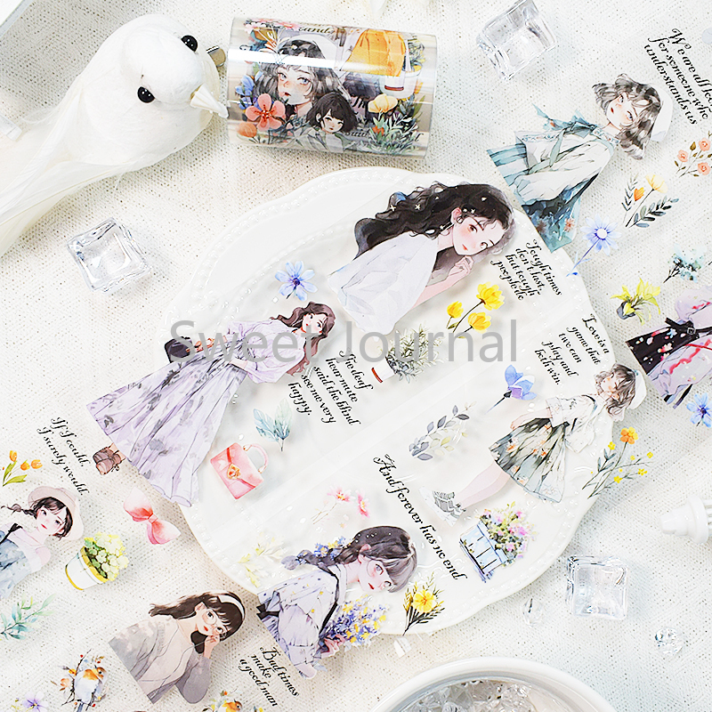 2m/Roll Vintage Lady PET Tape  - Vintage Fashion Journal recension och pris