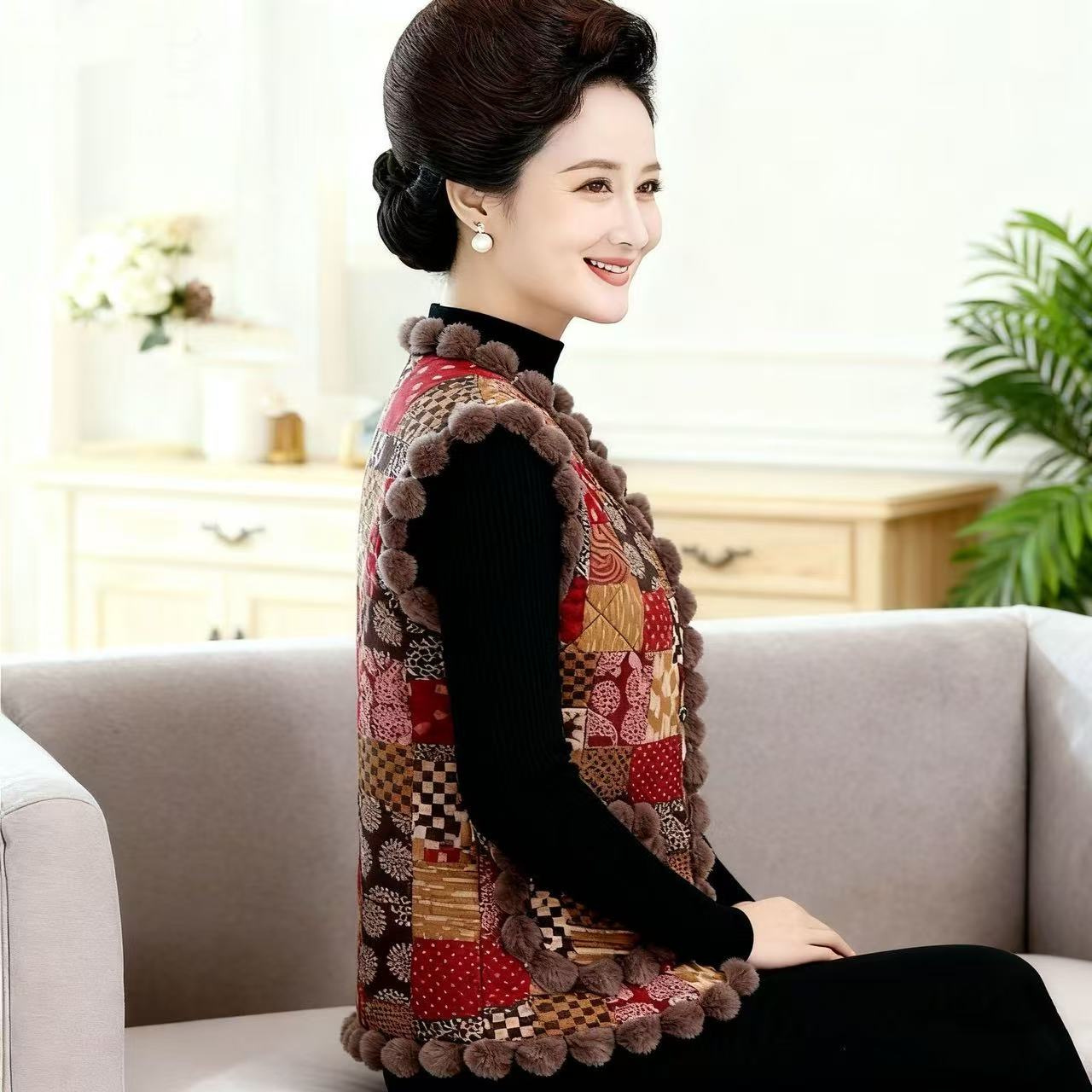 New Chinese Style Vest Tops Wo - Vintage Fashion Style Female recension och pris