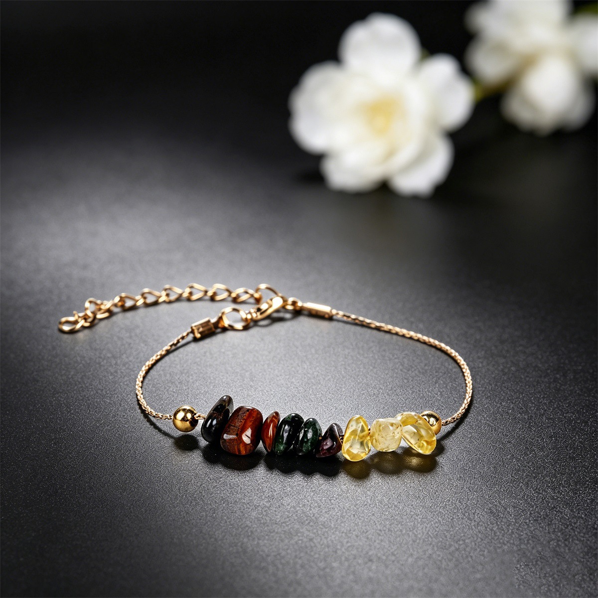 1pc Mixed Tiger Eye Fashion Br - Vintage Fashion Build recension och pris